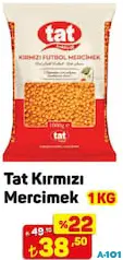 TAT KIRMIZI MERCİMEK 1 KG